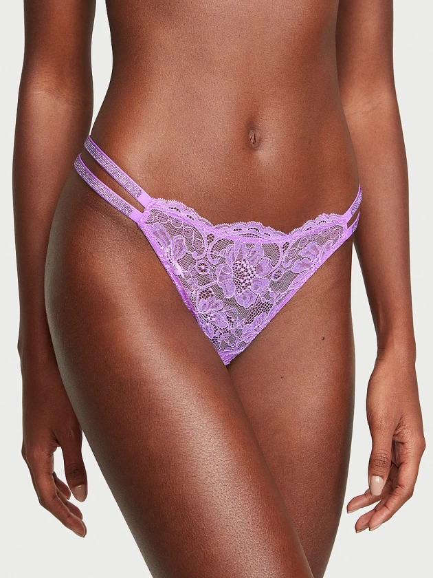 Buy Shine Strap Thong Panty - Order Panties online 5000007687 - Victoria's Secret US