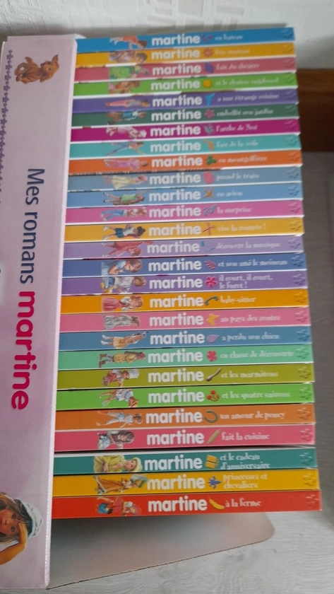 Collection livres Martine