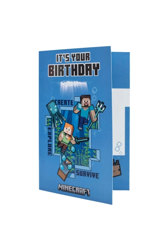 Cards | Birthday Card | Minecraft