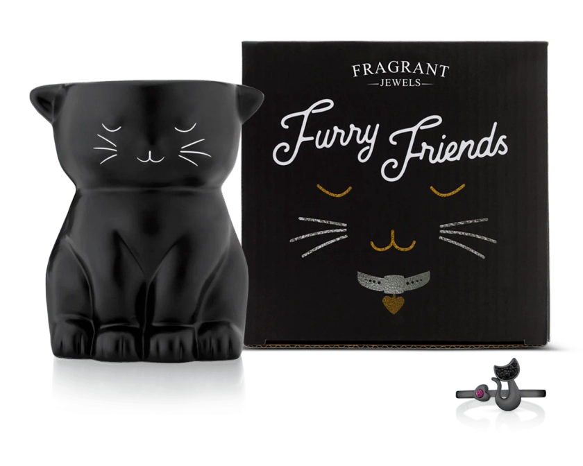 Midnight - Furry Friends Collection - Jewel Candle