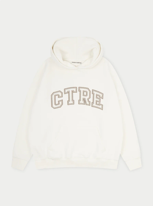 CTRE OVERSIZED HOODIE - OFF WHITE