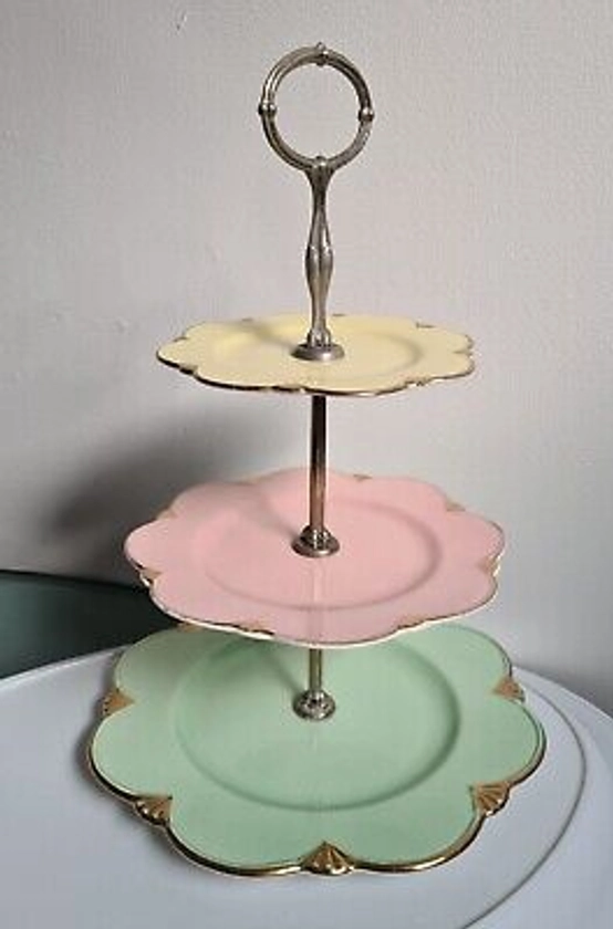 Royal Winton Grimwades Tea Stand Cake Stand antique vintage tiered | eBay