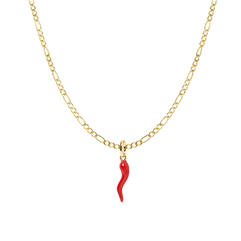 Cornicello Necklace - 14K Gold Plated - dearkeepsake