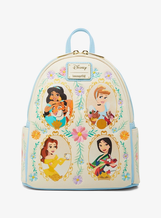 Loungefly Disney Princess Frame Glitter Mini Backpack — BoxLunch Exclusive