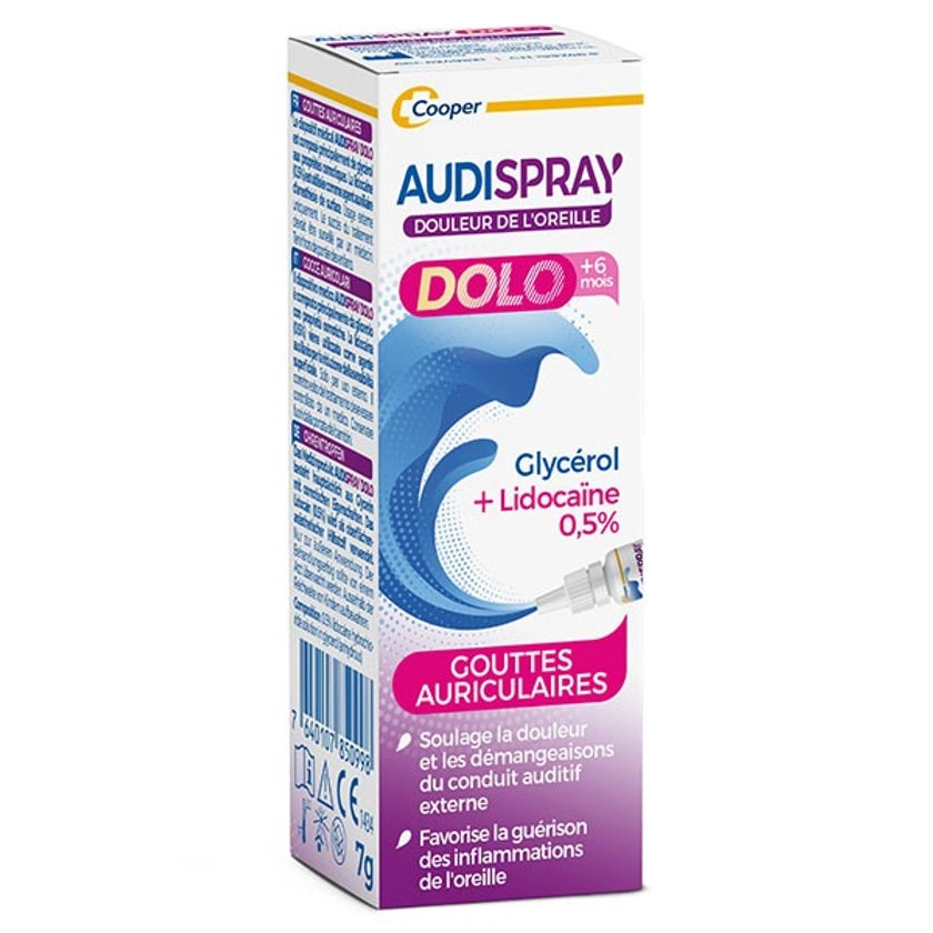 Audispray Dolo Goutte Douleurs Auriculaires 7g | Pas cher