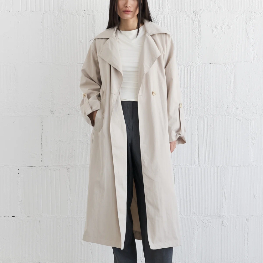 The Janie Coat | Collared Full Length Trench Coat