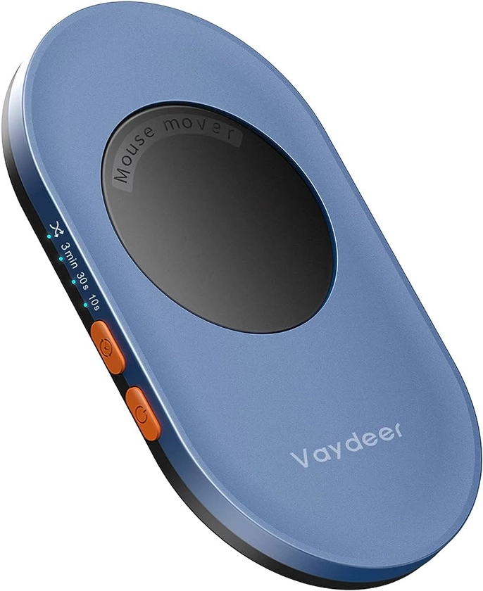 VAYDEER Ultra Slim Mouse Jiggler Mover s nastavitelným intervalovým časovačem je tichý a nezjistitelný pohybník myši. Tento pohybník myši bez řidiče je pro PC aktivován.