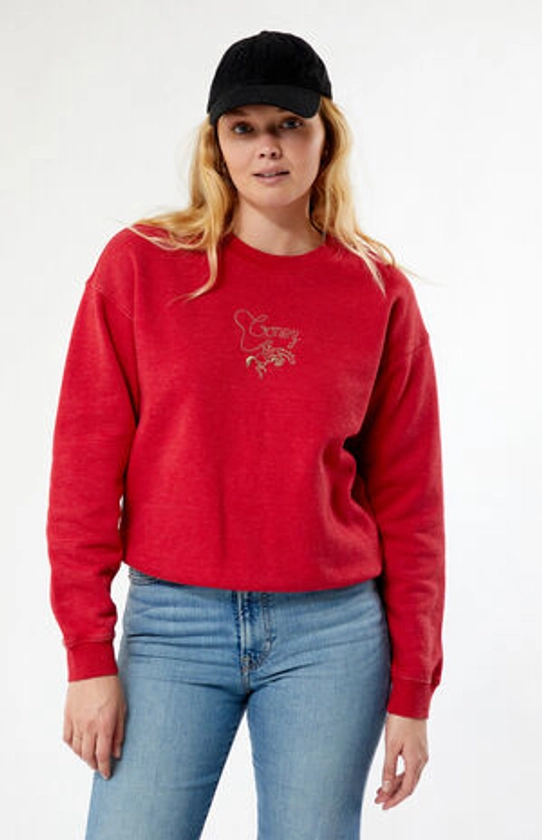 Coney Island Picnic Red Cowboy Lounge Crew Neck Sweatshirt | PacSun