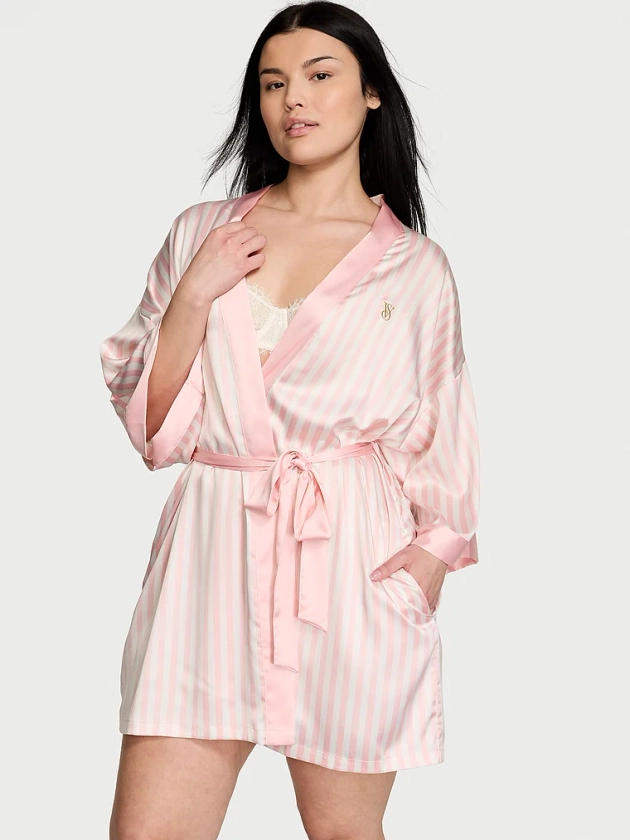 Buy The Tour '23 Iconic Pink Stripe Robe - Order Robes online 1124052900 - Victoria's Secret 