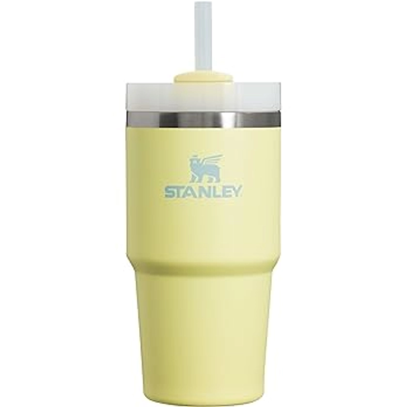 Stanley Quencher H2.0 FlowState Gobelet isotherme en acier inoxydable avec couvercle et paille pour eau, thé glacé ou café, smoothie et plus encore, pomelo, 591 ml : Amazon.ca: Maison