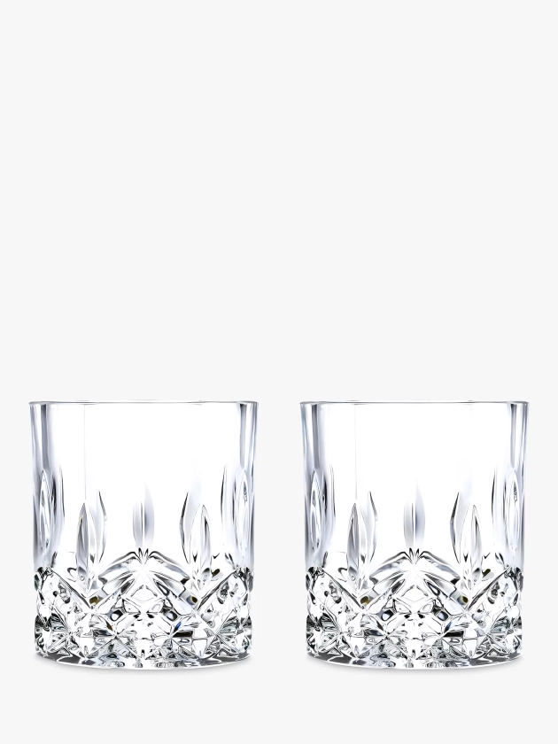 ANYDAY John Lewis & Partners Paloma Opera Crystal Glass Tumblers, Set of 2, 300ml, Clear