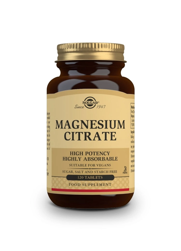 Solgar Magnesium Citrate 200 mg 120 tabs