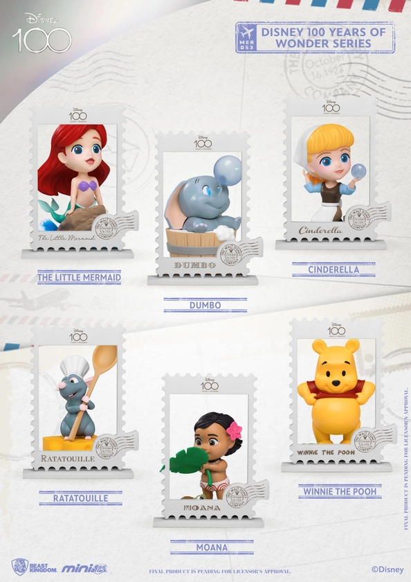 Pack De 6 Figurines 100 Years Of Wonder - Disney Mini Egg Attack