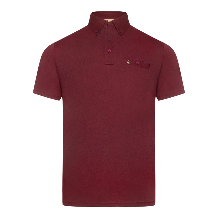 Gabicci Vintage Ladro Polo Shirt Berry