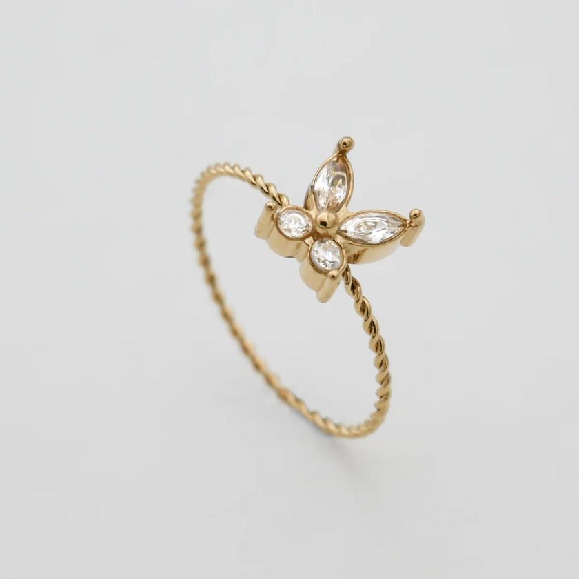 Caria Butterfly Ring