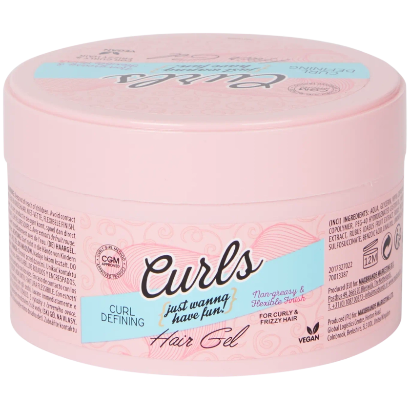 Gel pour cheveux Curls