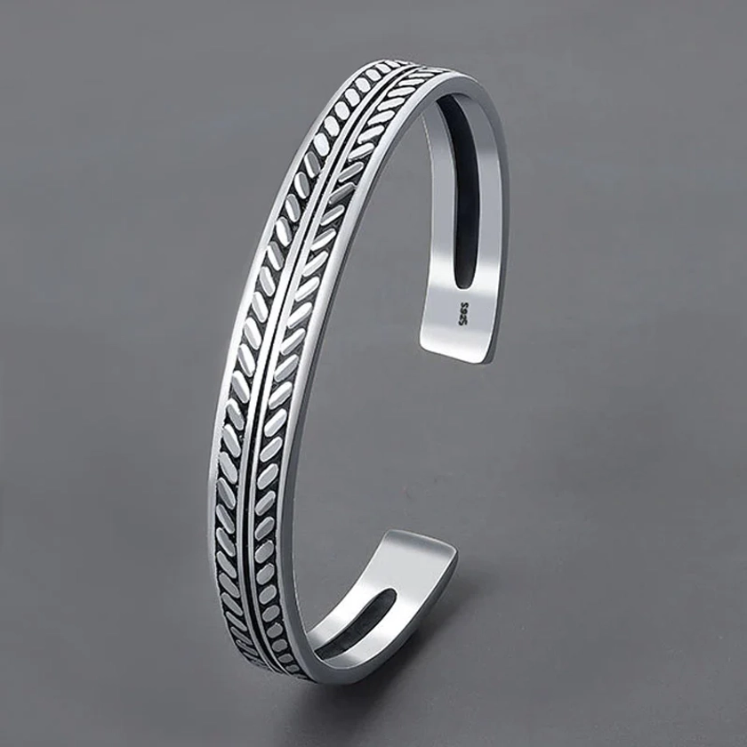 Chandra - Bracelet Jonc Argent