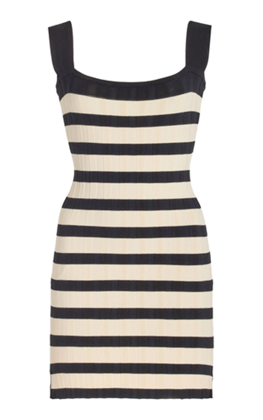 Exclusive Camille Striped Mini Dress