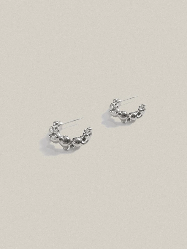 Bubble Earrings Silver