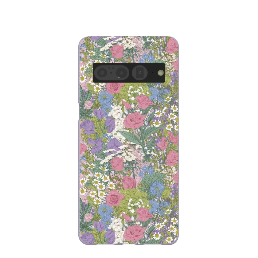 Lavender Pastel fields Google Pixel 7 Pro Case