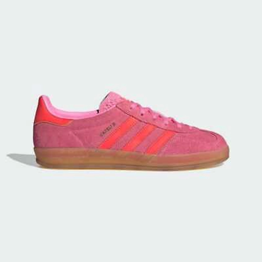 adidas Originals Women's GAZELLE INDOOR IE1058 Beam Pink Solar Red Gum | eBay