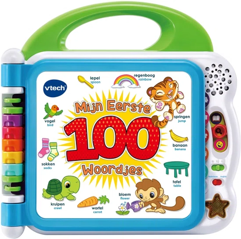 VTech Baby Mijn Eerste 100 Woordjes Boek - Educatief Speelgoed - Woordjes Leren -... | bol