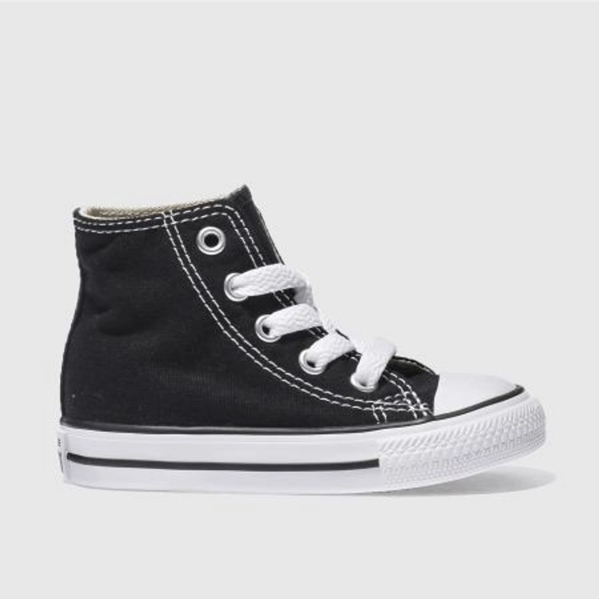 Kids Toddler Black Converse All Star Hi Trainers | schuh