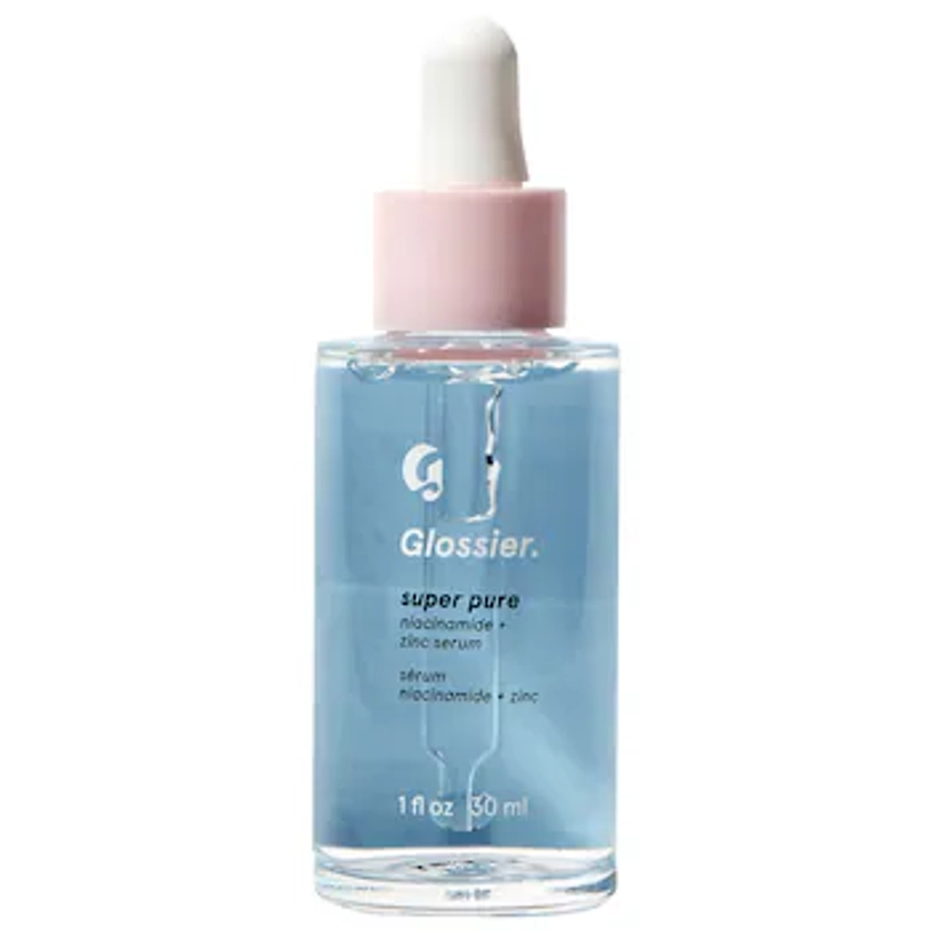 Super Pure Clarifying Face Serum with Niacinamide + Zinc - Glossier | Sephora