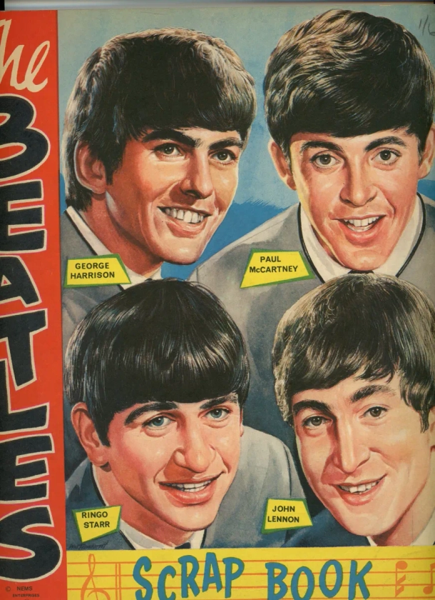 The Beatles Nems unused scrapbook