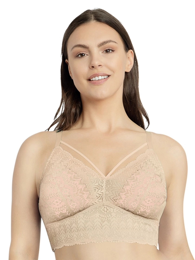 PARFAIT Women Self Design Half Coverage Underwired Bralette Bra