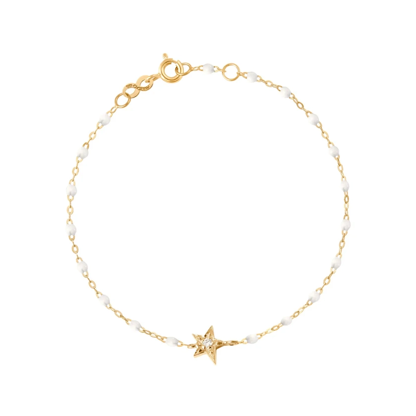 Star Classic Gigi White diamond bracelet, Yellow Gold, 6.7