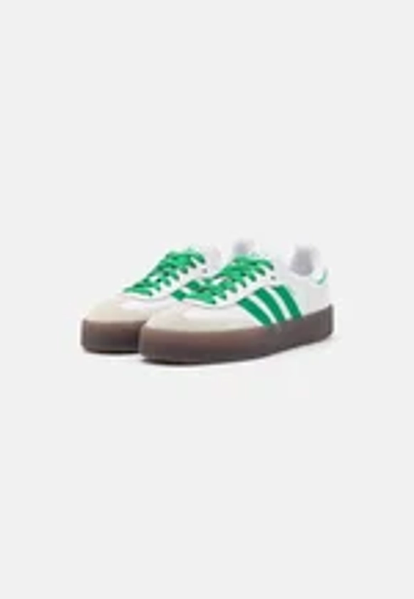 SAMBAE - Baskets basses - footwear white/green/off white