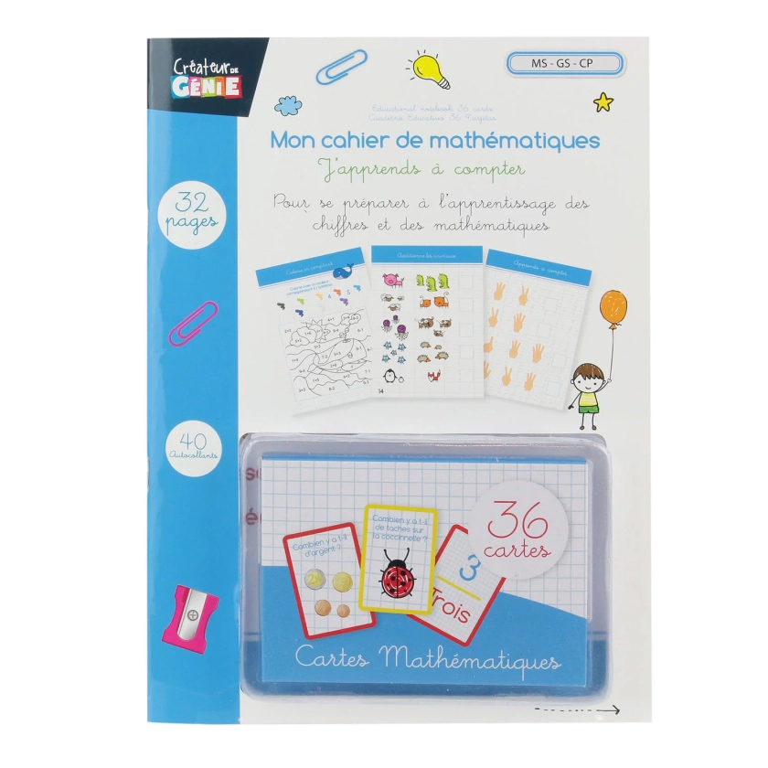 CAHIER D ACTIVITES EDUCATIF X36 CARTES