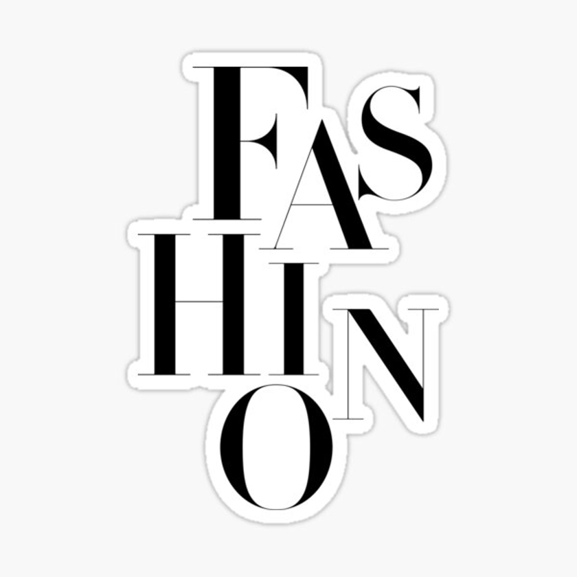 fashion | Sticker