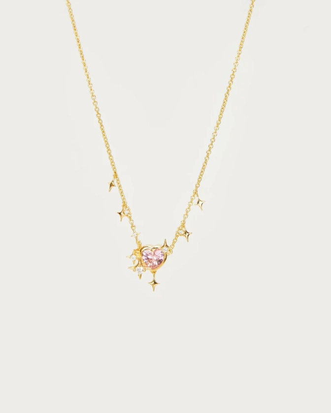 Pinkling Heart Necklace | En Route Jewelry | En Route Jewelry