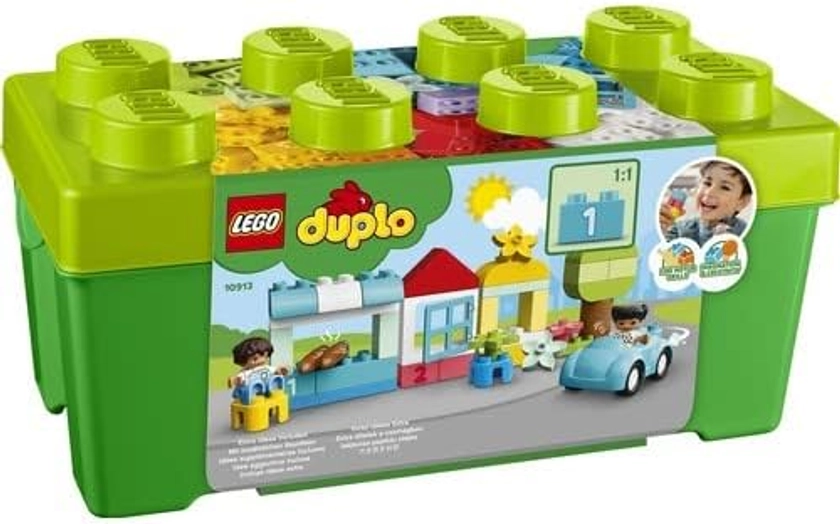 LEGO 10913 DUPLO Classic Brick Box Building Game With Storage, Educational Toy for Baby 1 year and up : Amazon.com.be: Toys