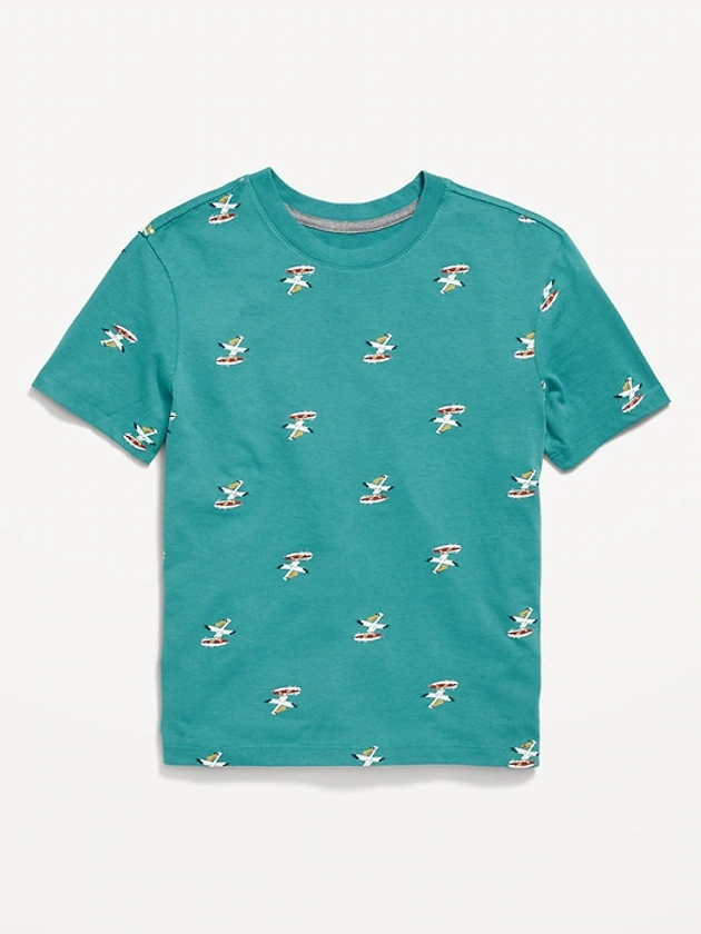 Softest Printed Crew-Neck T-Shirt for Boys