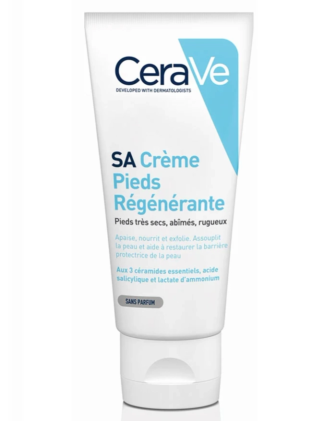 Crème Pieds SA Régénérante | Soin Hydratant | CeraVe