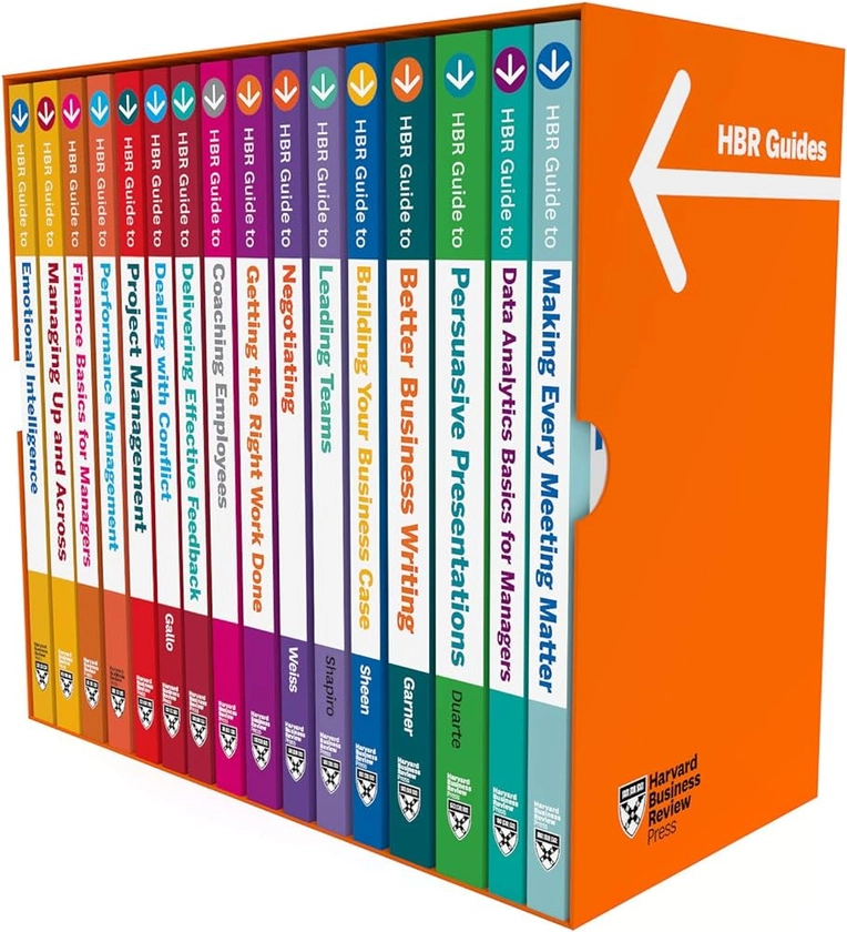 Harvard Business Review Guides Ultimate Boxed Set (16 Books) (HBR Guide)