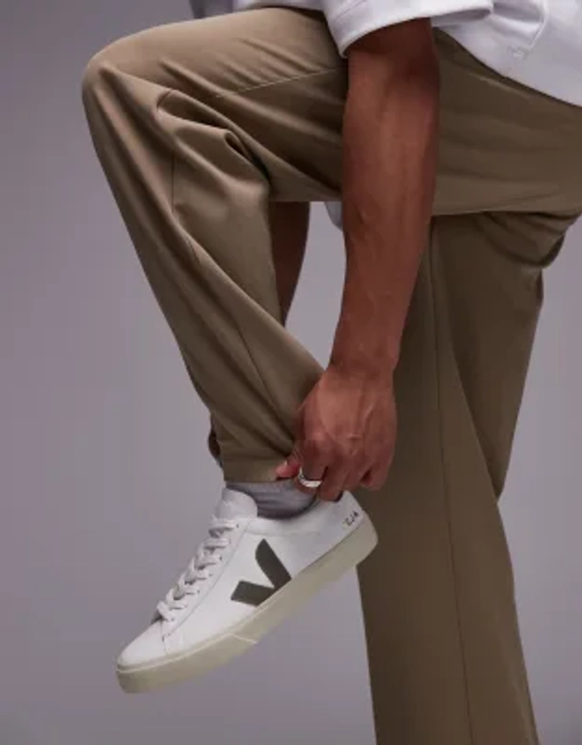 VEJA - Campo - Baskets - Blanc et kaki | ASOS