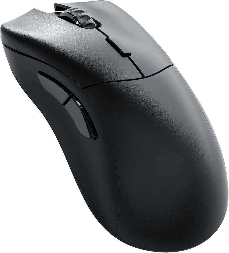 Glorious Gaming Model D 2 PRO 4K/8K Souris de jeu sans fil - 2,4 GHz sans fil, délai 1 ms, polling 4K/8K, 100M de clics, 60 g, batterie longue durée, capteur 26K DPI, RGB, 6 boutons, pieds PTFE - Noir