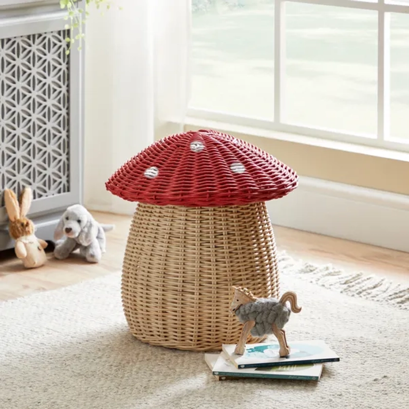 Toadstool Red Storage Basket