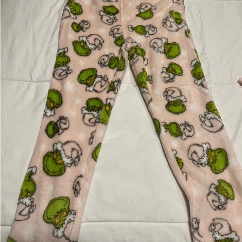 Grinch Girl’s Small Fleece Pajama Pants