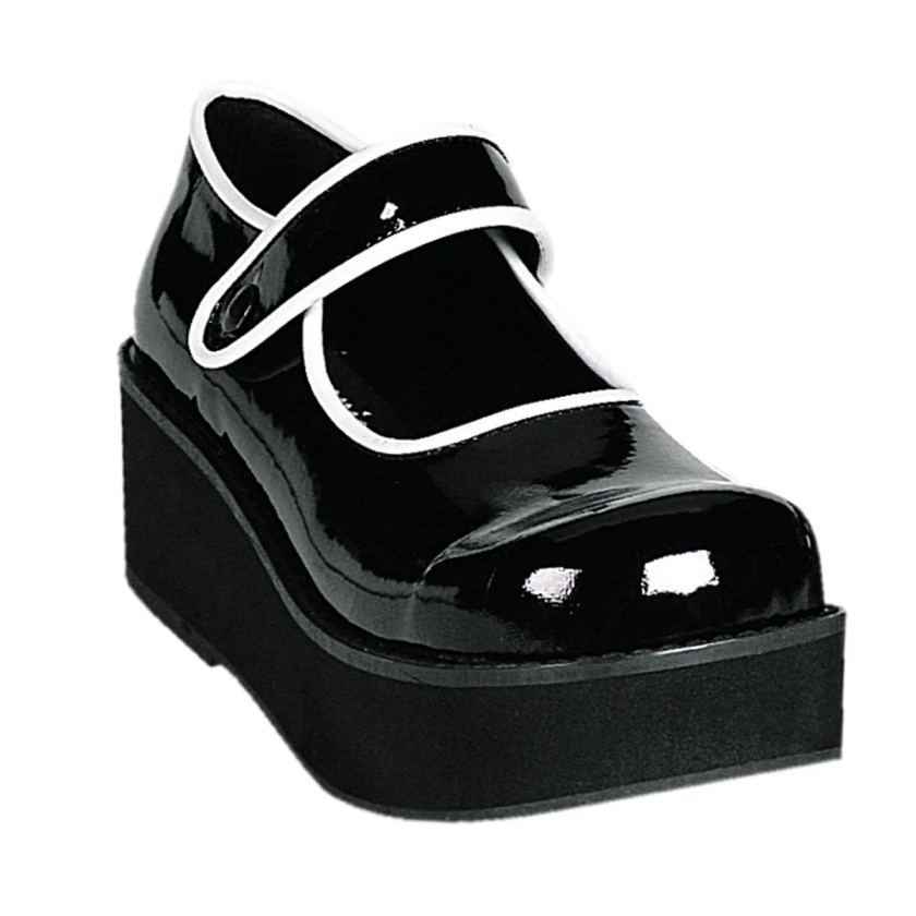 DEMONIA "Sprite-01" Platforms - Black-White Patent