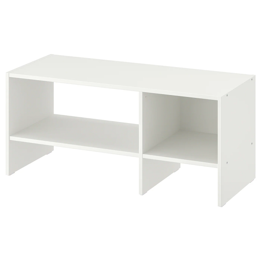 BAGGEBO Banc TV - blanc 90x35x40 cm