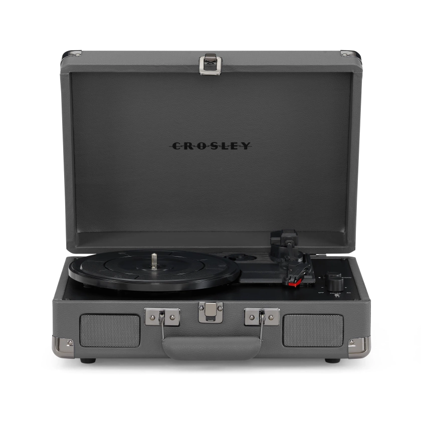 Crosley Cruiser Plus Vinyl Record Player with Speakers and Wireless Bluetooth - Audio Turntables