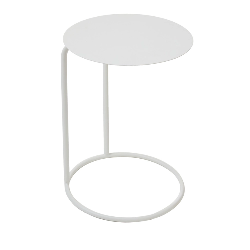 Gina White C Side Table