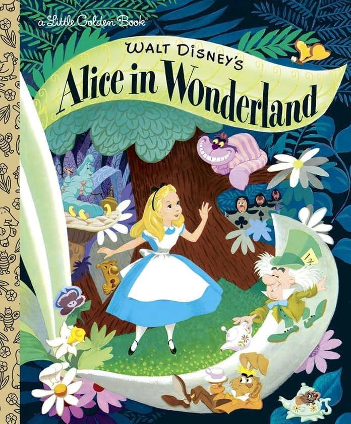 Amazon.com: Walt Disney's Alice in Wonderland (Little Golden Books): 9780736426701: RH Disney, RH Disney: Livros