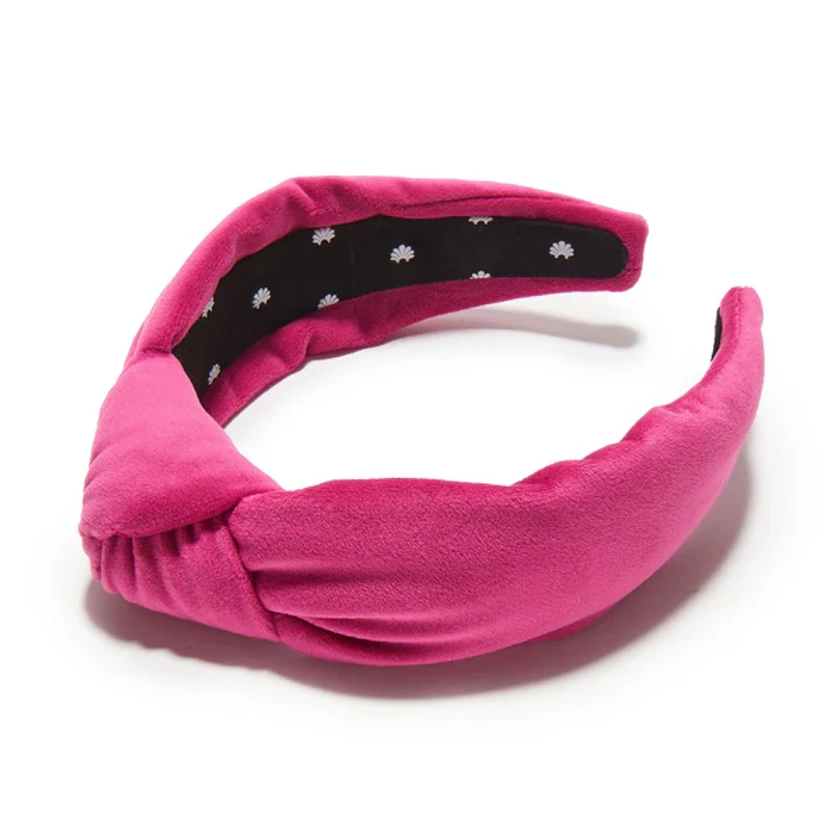 LIPSTICK PINK BREAST CANCER AWARENESS KNOTTED HEADBAND