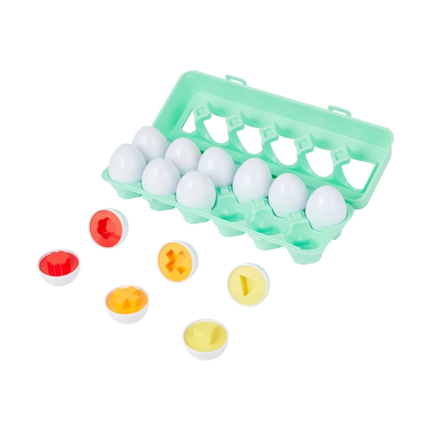 13 Piece Play & Learn Matching Eggs